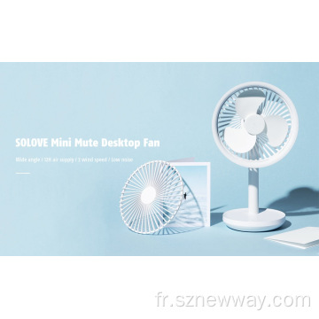 Ventilateur protable F5 Type-C Ventilateur de bureau